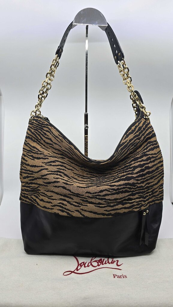 Louboutin Tiger Chain Hobo Bag