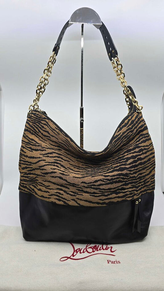 Louboutin Tiger Chain Hobo Bag