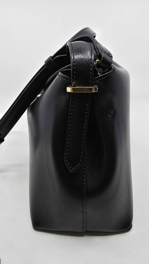 Toteme T-Lock Leather Top Handle Bag