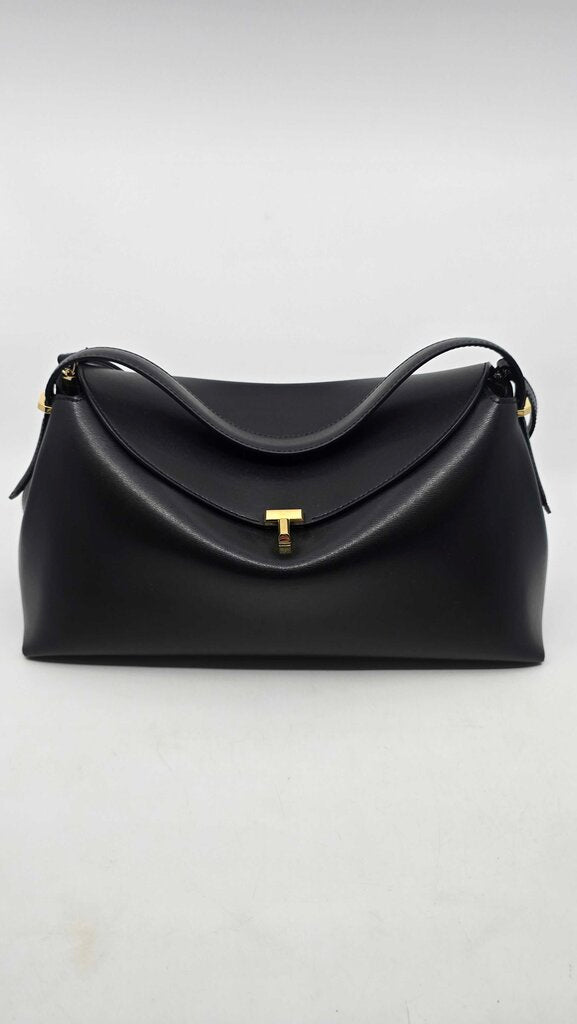 Toteme T-Lock Leather Top Handle Bag
