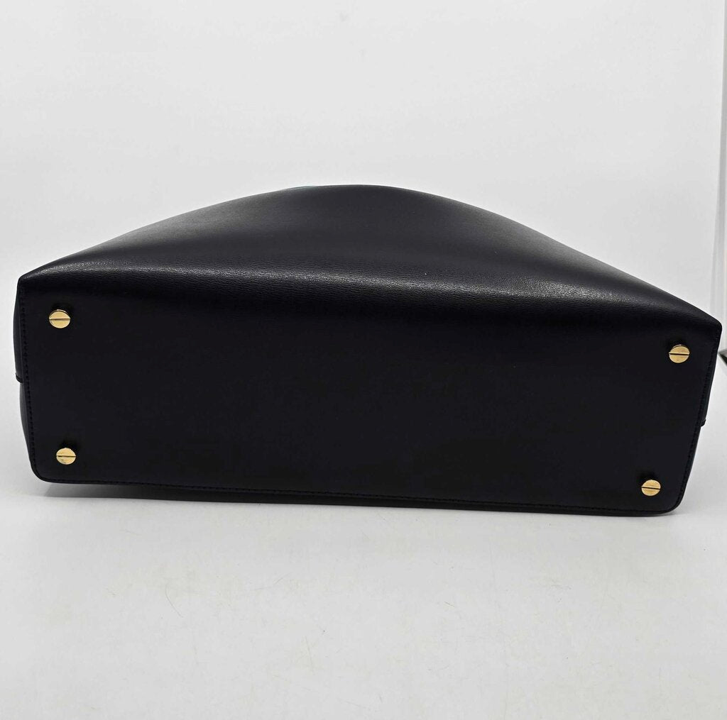 Toteme T-Lock Leather Top Handle Bag