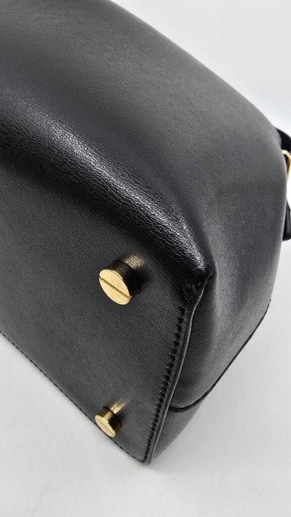 Toteme T-Lock Leather Top Handle Bag