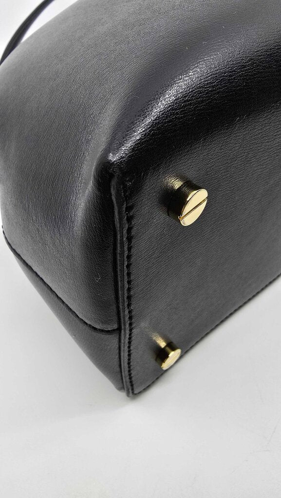 Toteme T-Lock Leather Top Handle Bag
