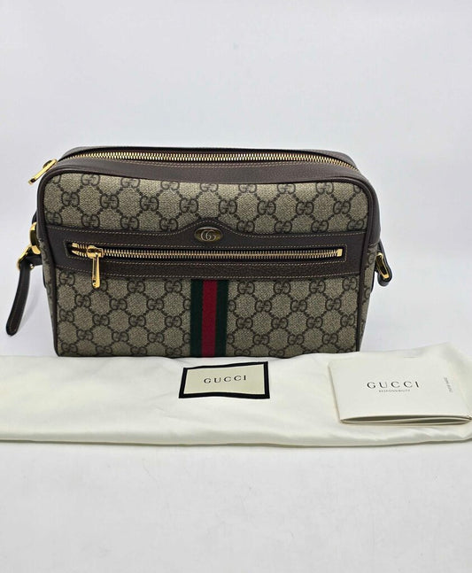 Gucci Ophidia Small Shoulder/Crossbody Bag GG Supreme Canvas
