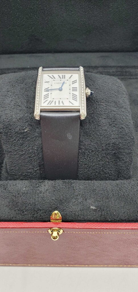 Cartier Tank Must the Cartier SS WITH DIAMONDS Watch