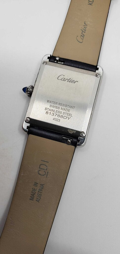 Cartier Tank Must the Cartier SS WITH DIAMONDS Watch