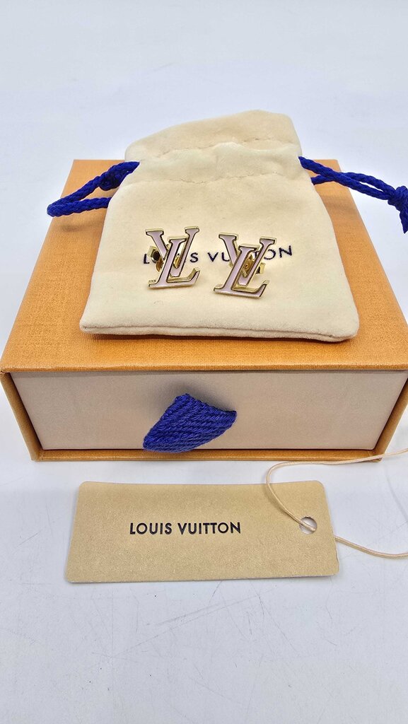 LOUIS VUITTON ICONIC ENAMEL EARRINGS