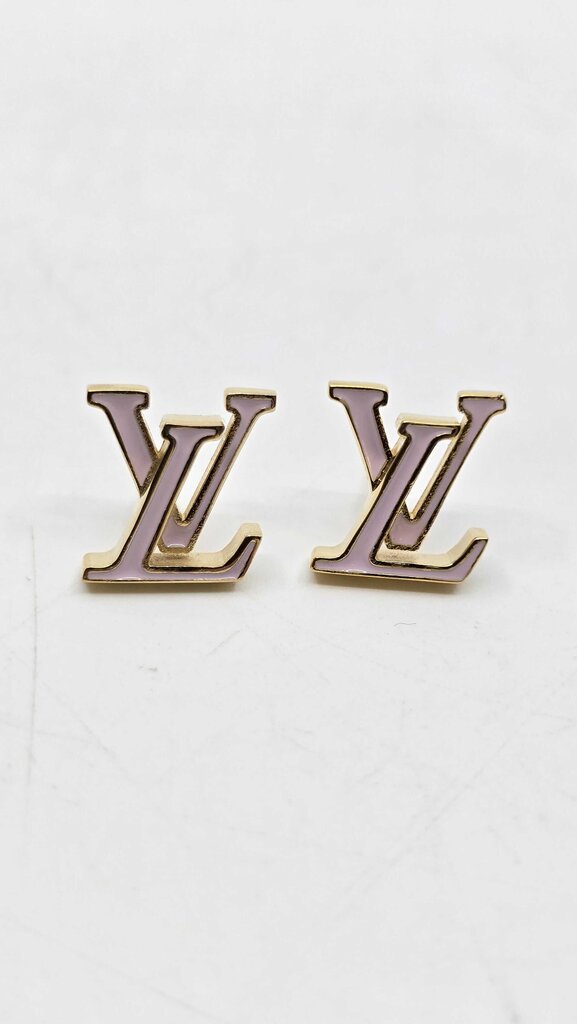 LOUIS VUITTON ICONIC ENAMEL EARRINGS