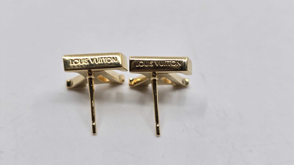 LOUIS VUITTON ICONIC ENAMEL EARRINGS