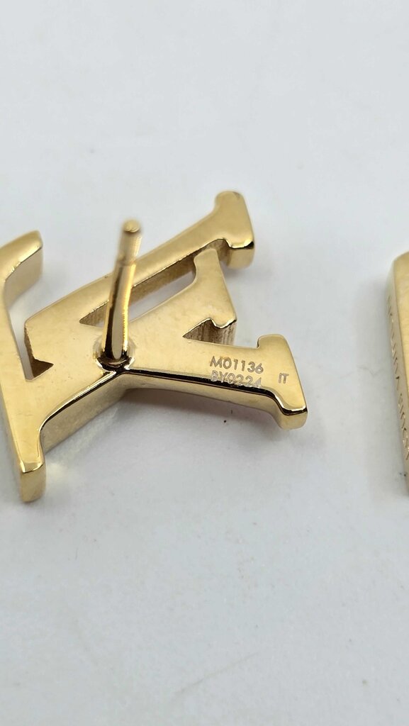 LOUIS VUITTON ICONIC ENAMEL EARRINGS
