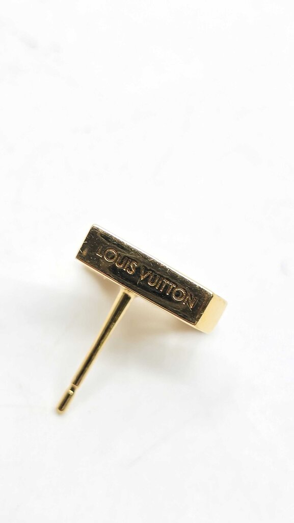 LOUIS VUITTON ICONIC ENAMEL EARRINGS