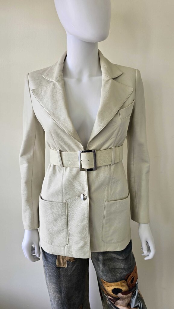 Chanel 02P Leather blazer