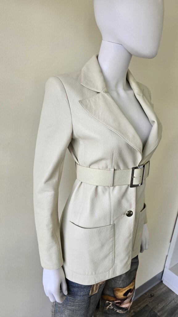 Chanel 02P Leather blazer