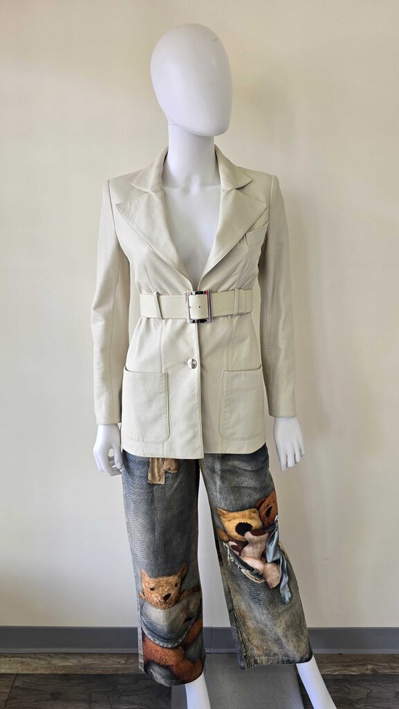 Chanel 02P Leather blazer