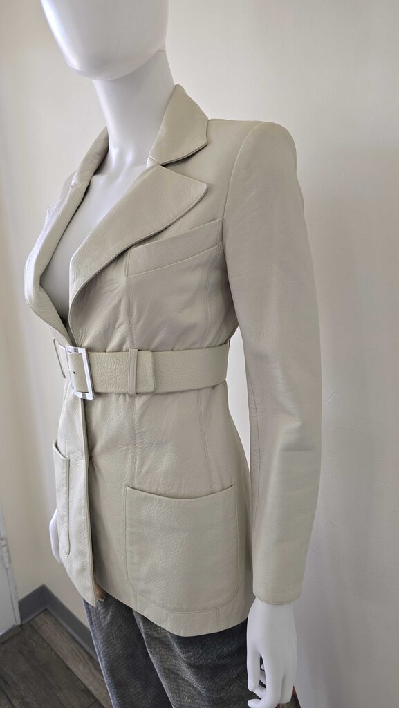 Chanel 02P Leather blazer