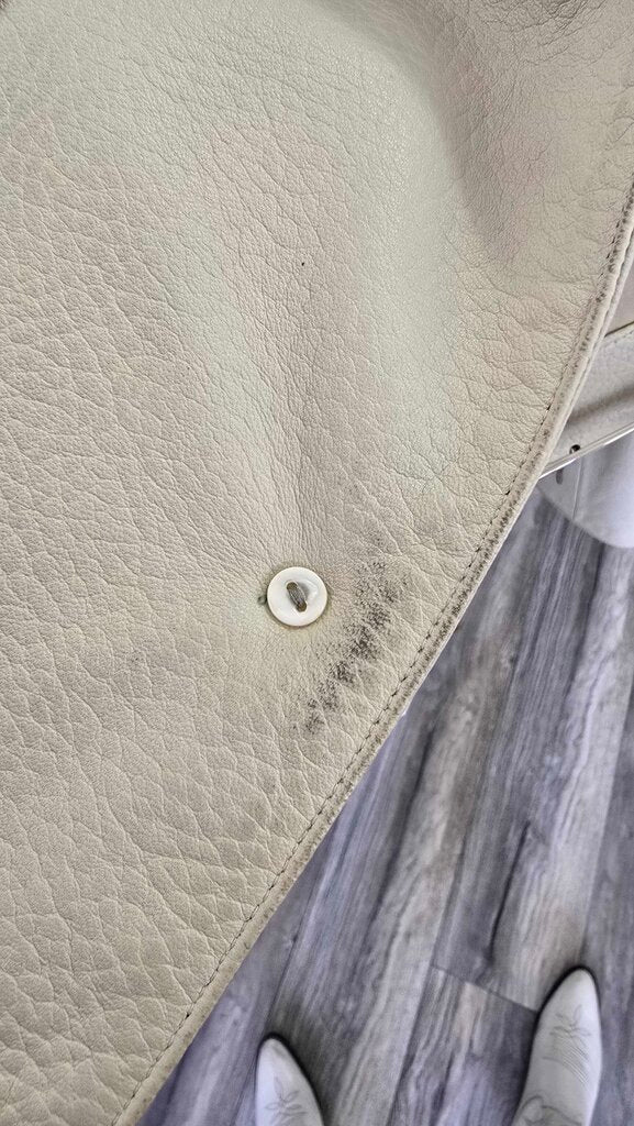Chanel 02P Leather blazer