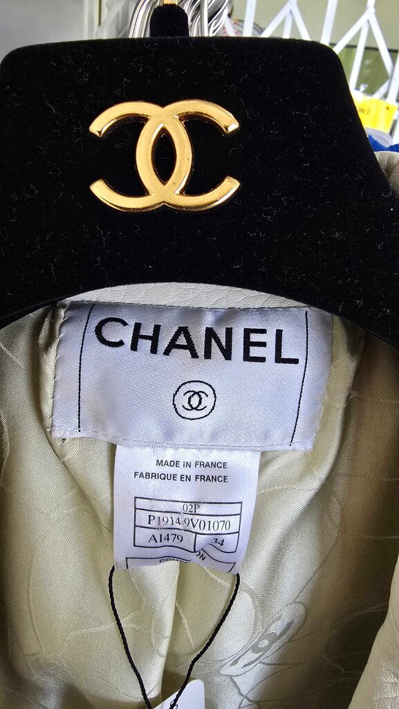 Chanel 02P Leather blazer