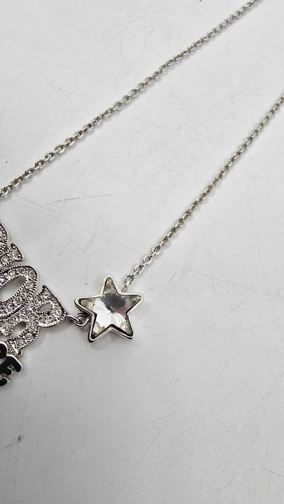 DIOR FOR PEACE CRYSTAL NECKLACE