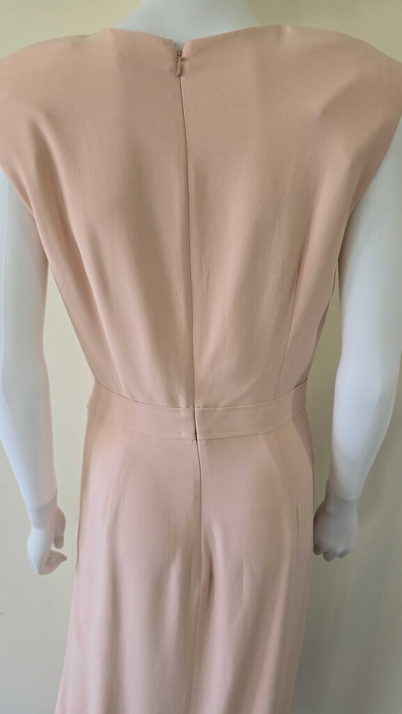 ALEXANDER MCQUEEN DRAPPED MIDI DRESS