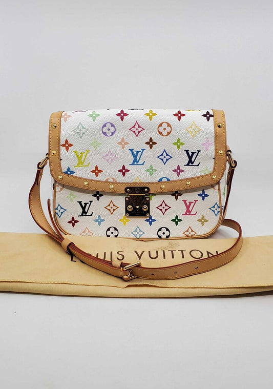 Louis Vuitton Takashi Murakami white monogram Multicolore Sologne