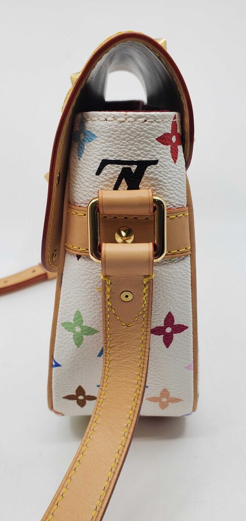 Louis Vuitton Takashi Murakami white monogram Multicolore Sologne