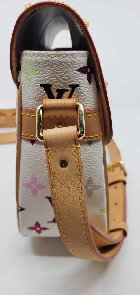 Louis Vuitton Takashi Murakami white monogram Multicolore Sologne