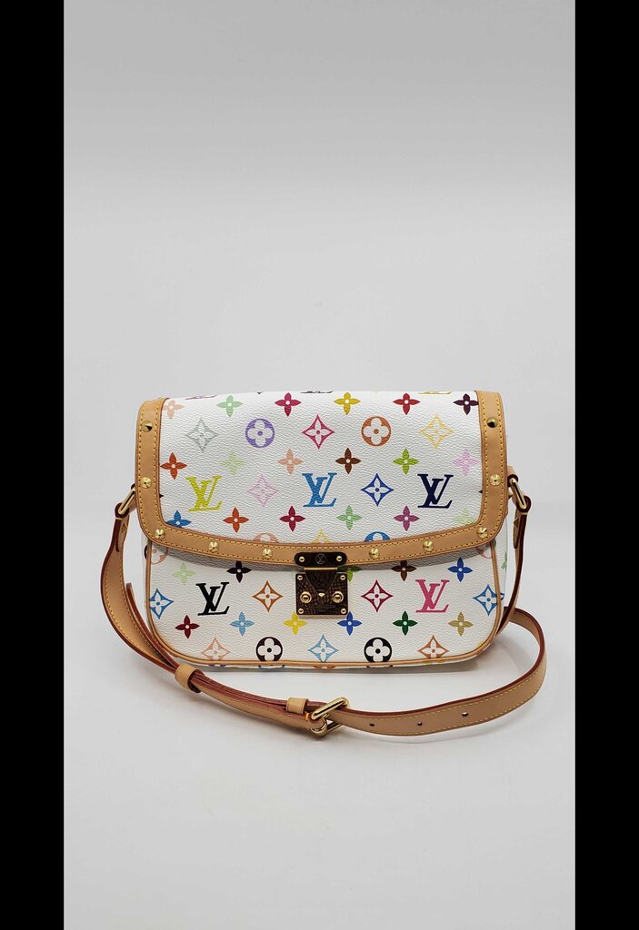 Louis Vuitton Takashi Murakami white monogram Multicolore Sologne