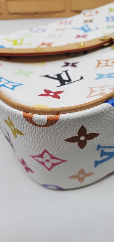 Louis Vuitton Takashi Murakami white monogram Multicolore Sologne