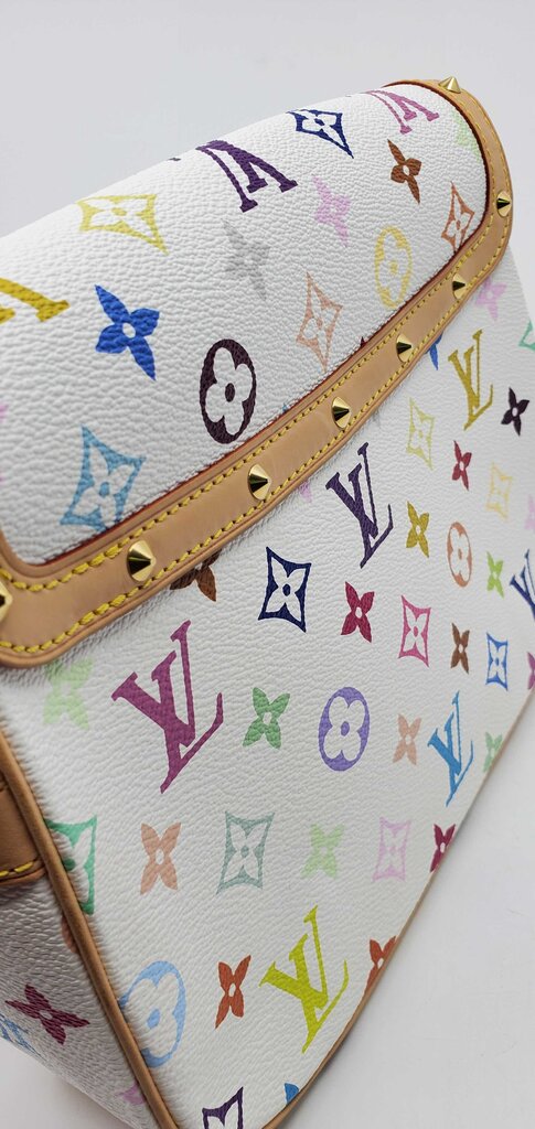 Louis Vuitton Takashi Murakami white monogram Multicolore Sologne
