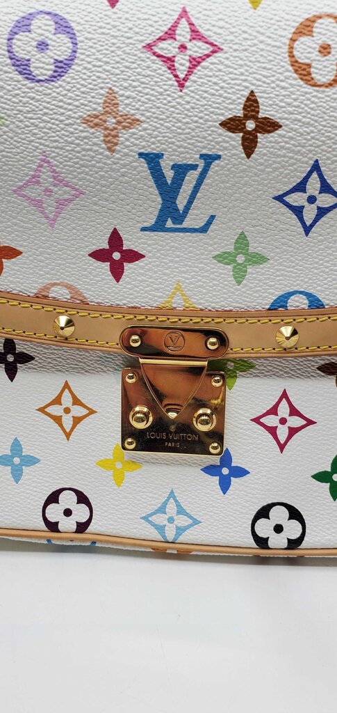Louis Vuitton Takashi Murakami white monogram Multicolore Sologne