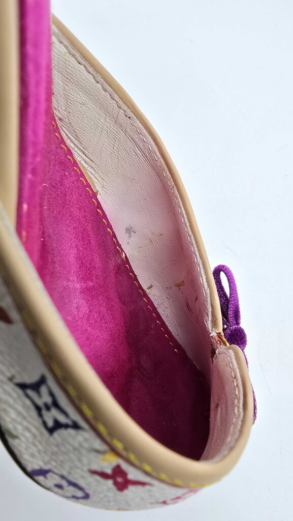 Louis Vuitton x Takashi Murakami monogram multicolore slingback heels