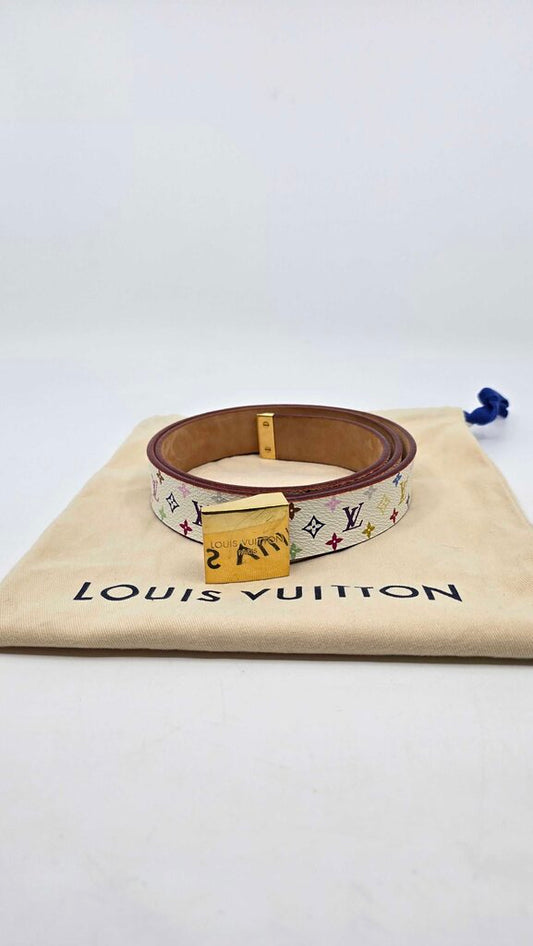 Louis Vuitton x Takashi Murakami Monogram Multicolore Ceinture Belt
