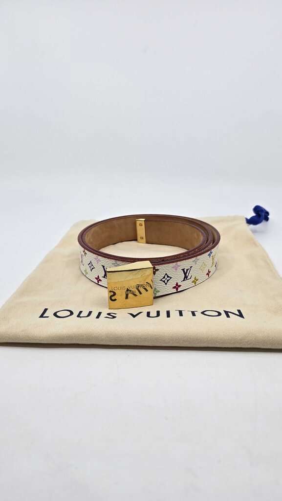 Louis Vuitton x Takashi Murakami Monogram Multicolore Ceinture Belt