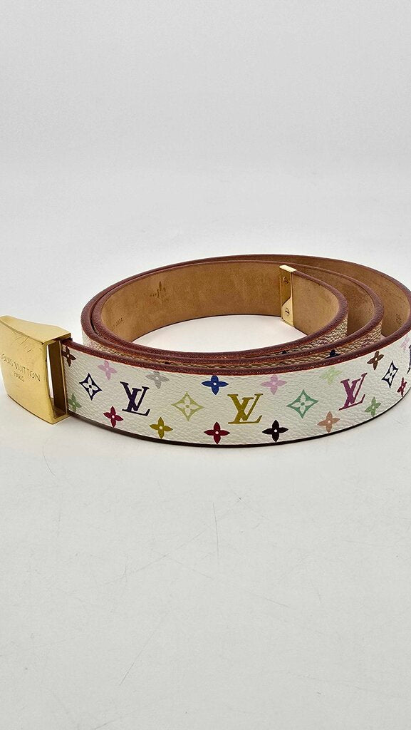 Louis Vuitton x Takashi Murakami Monogram Multicolore Ceinture Belt