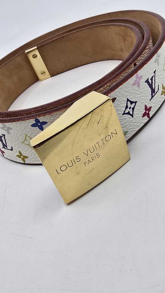Louis Vuitton x Takashi Murakami Monogram Multicolore Ceinture Belt
