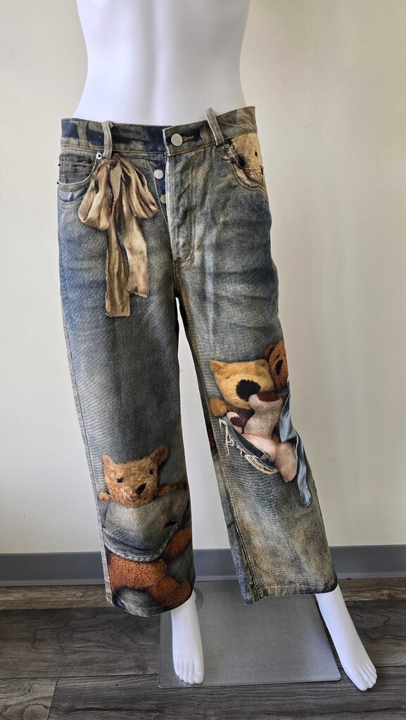Acne Studios Teddy Print Trouso