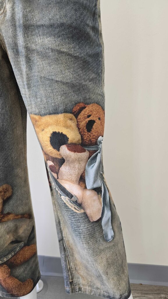 Acne Studios Teddy Print Trouso