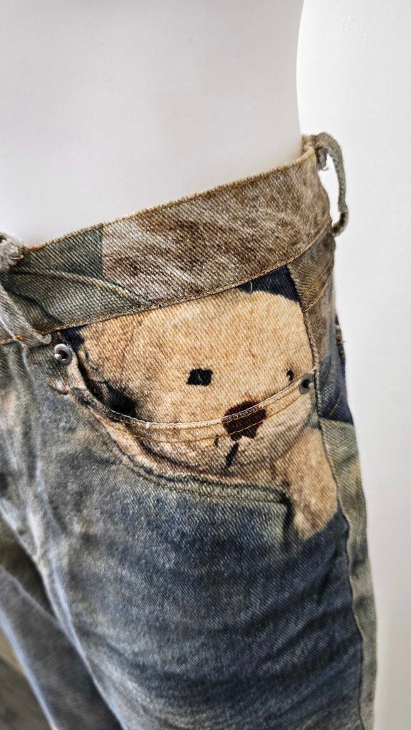 Acne Studios Teddy Print Trouso