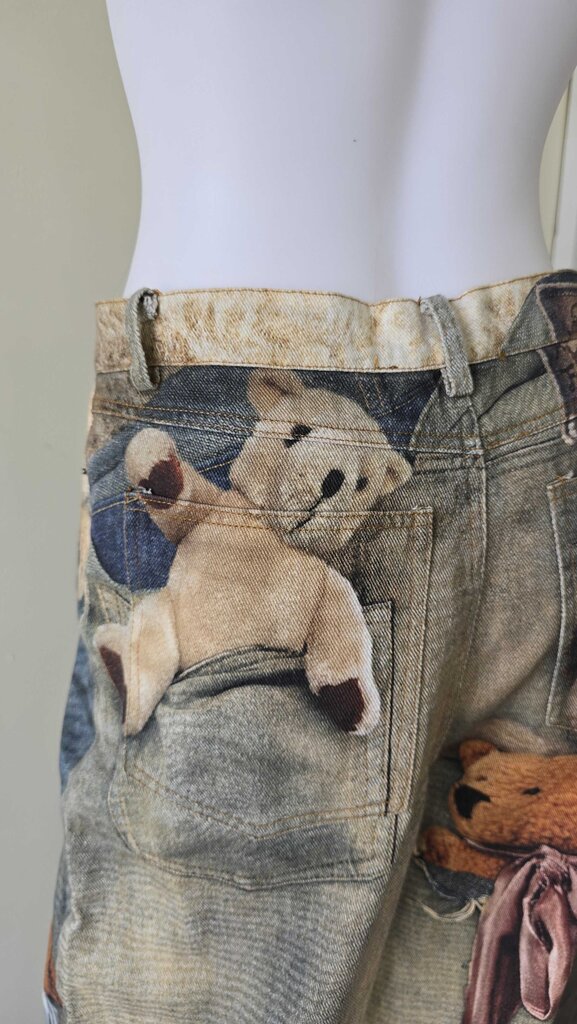 Acne Studios Teddy Print Trouso
