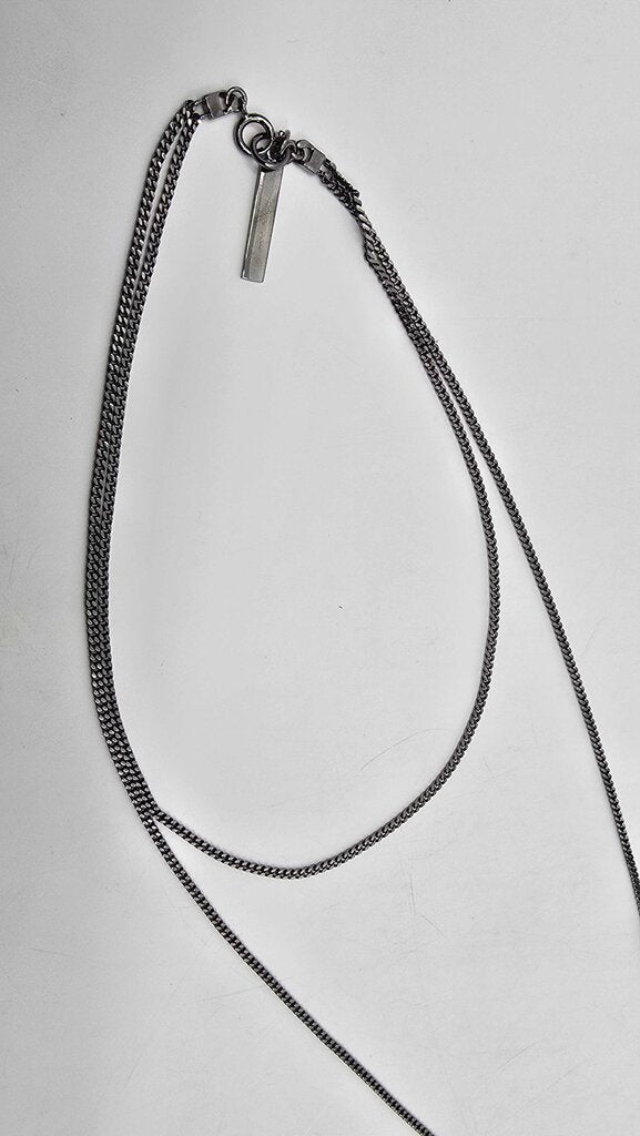 Givenchy Crystal Shark Tooth Pendant Necklace