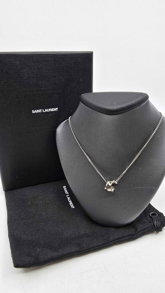YSL Twist Cassandre Pendant Necklace
