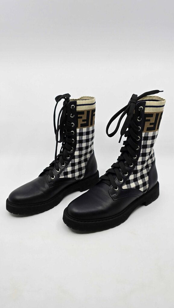 Fendi Rockoko Biker Boota