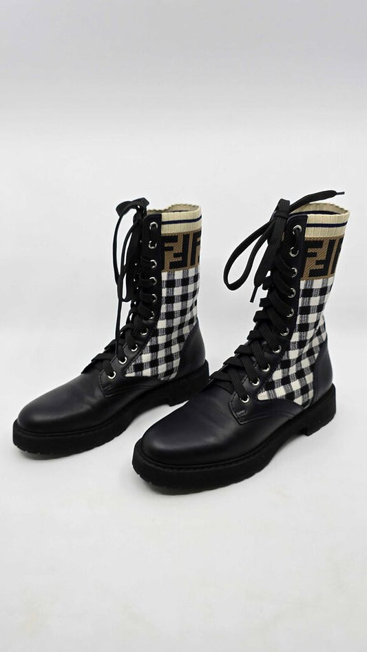 Fendi Rockoko Biker Boota