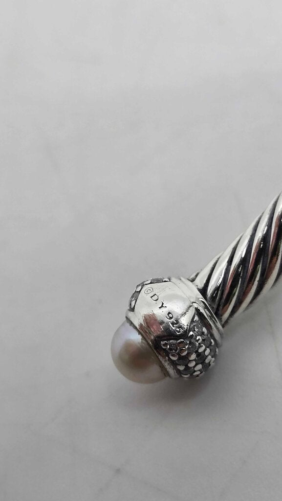 David Yurman Pearl & Diamond Moonlight Ice Cut Bracelet
