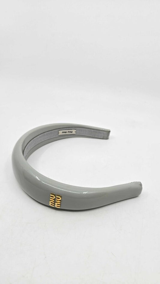 Miu Miu Patent Leather Headband