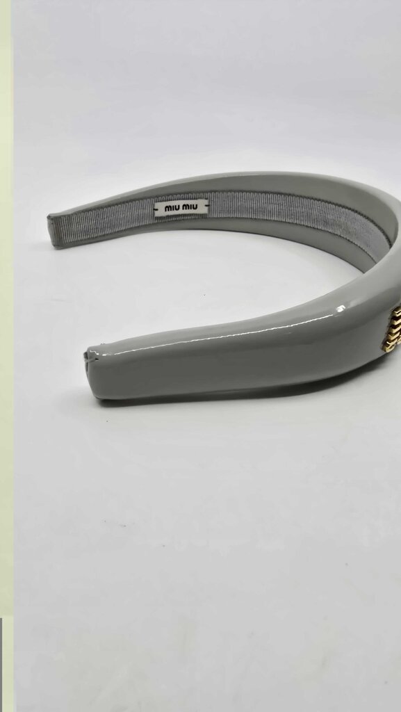 Miu Miu Patent Leather Headband