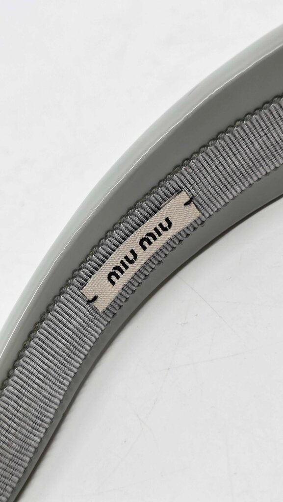 Miu Miu Patent Leather Headband