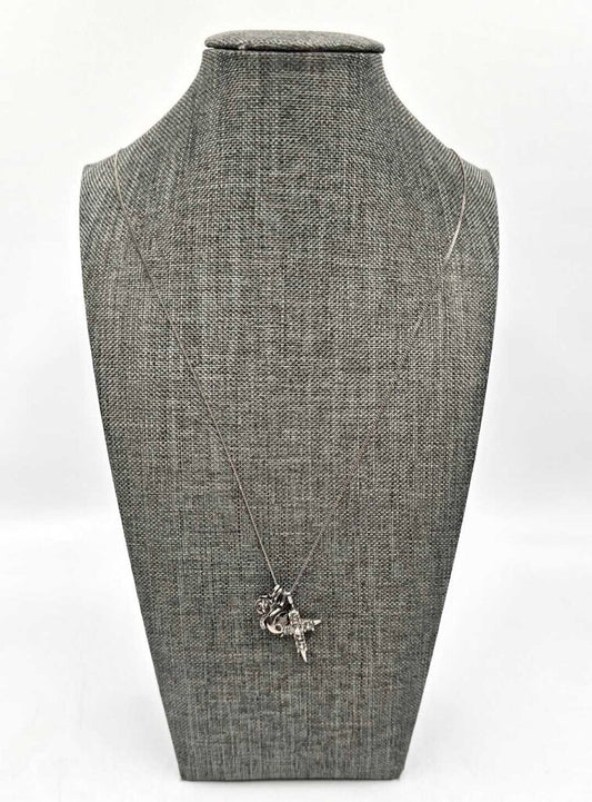 YSL Cross Charm Necklace