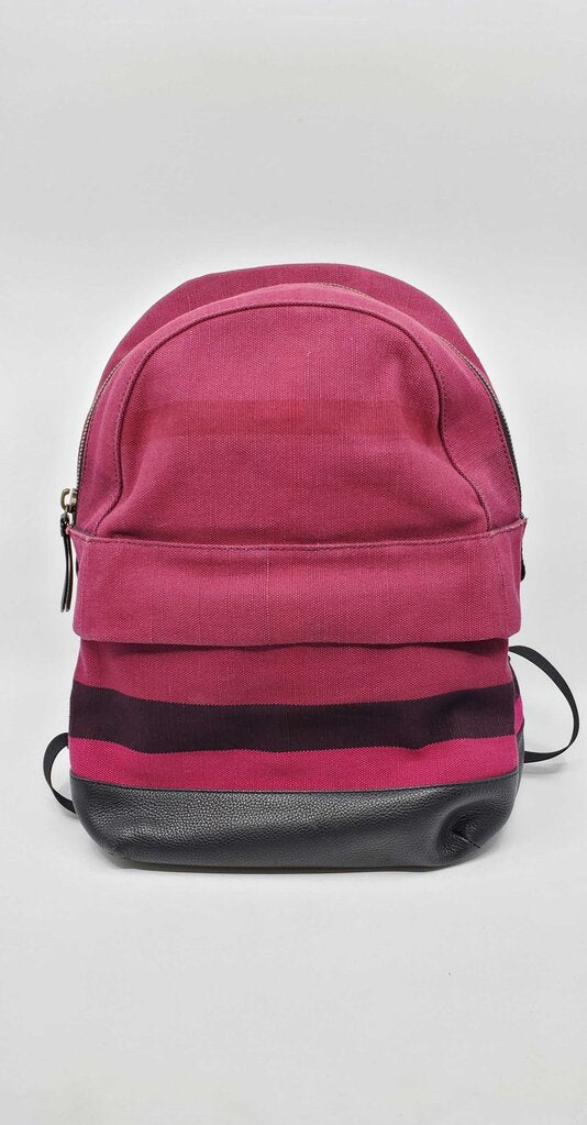 Burberry Overdyed Canvas Check Backpack