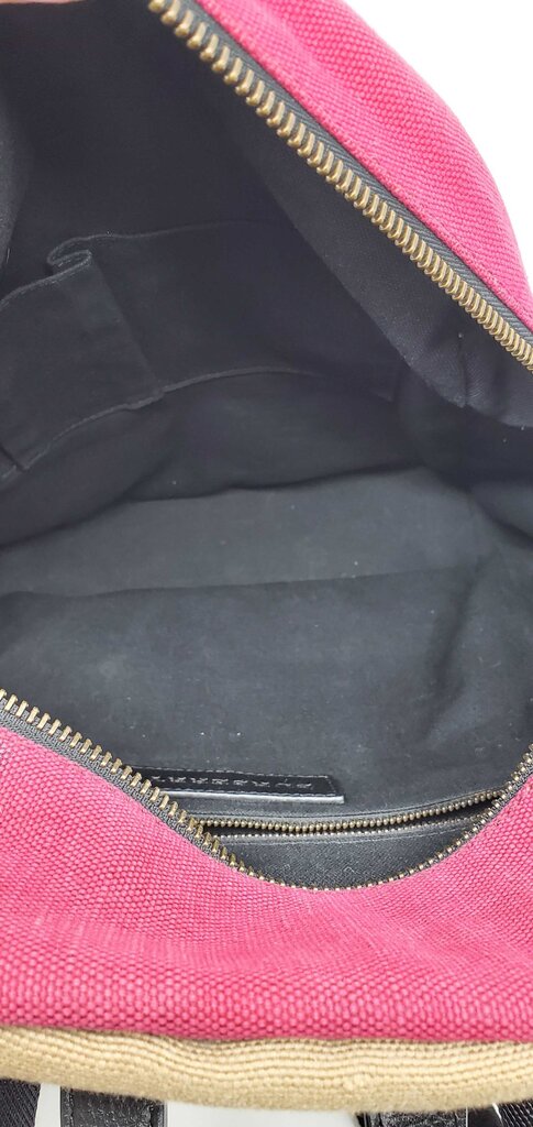 Burberry Overdyed Canvas Check Backpack